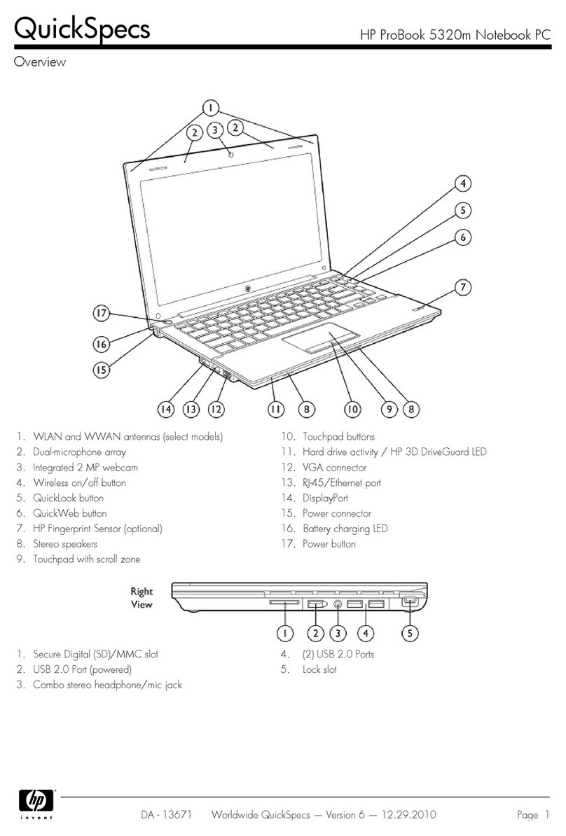 HP ProBook 5330m User instructions