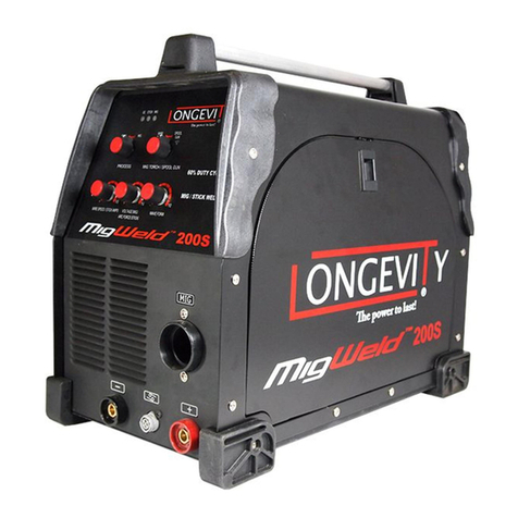 Longevity MigWeld 200S operating manual