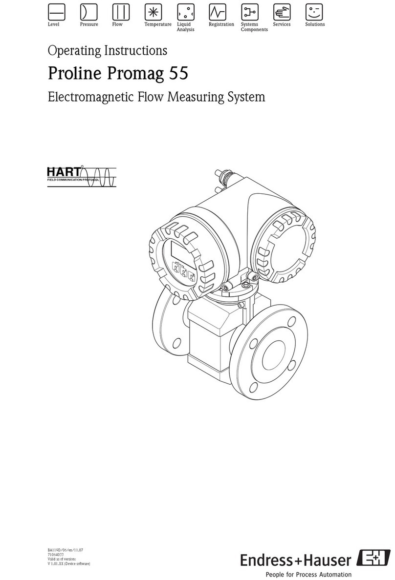 Endress+Hauser Proline Promag 55 operating instructions