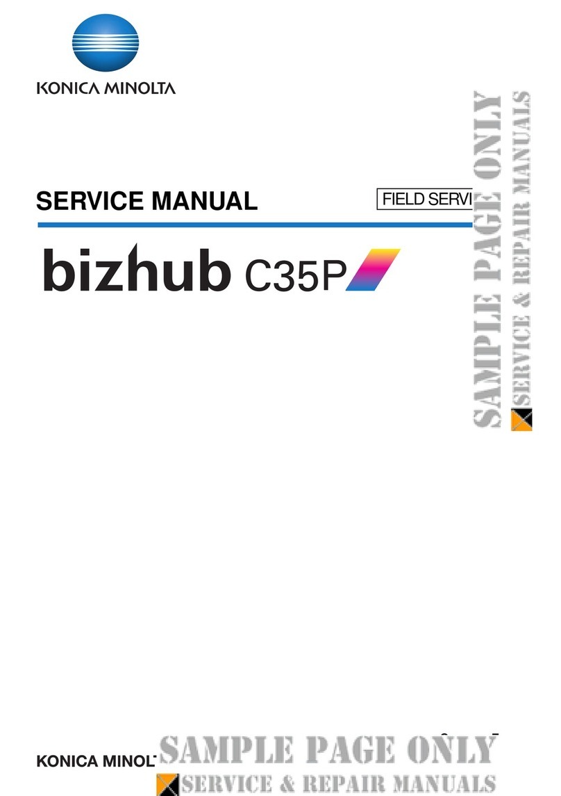Konica Minolta bizhub C35P Service manual