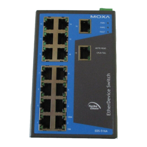 Moxa Technologies EDS-516A Series installation guide
