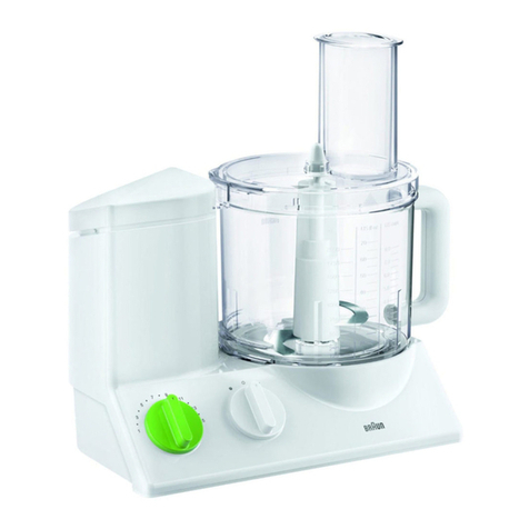 Braun FP3020 User manual