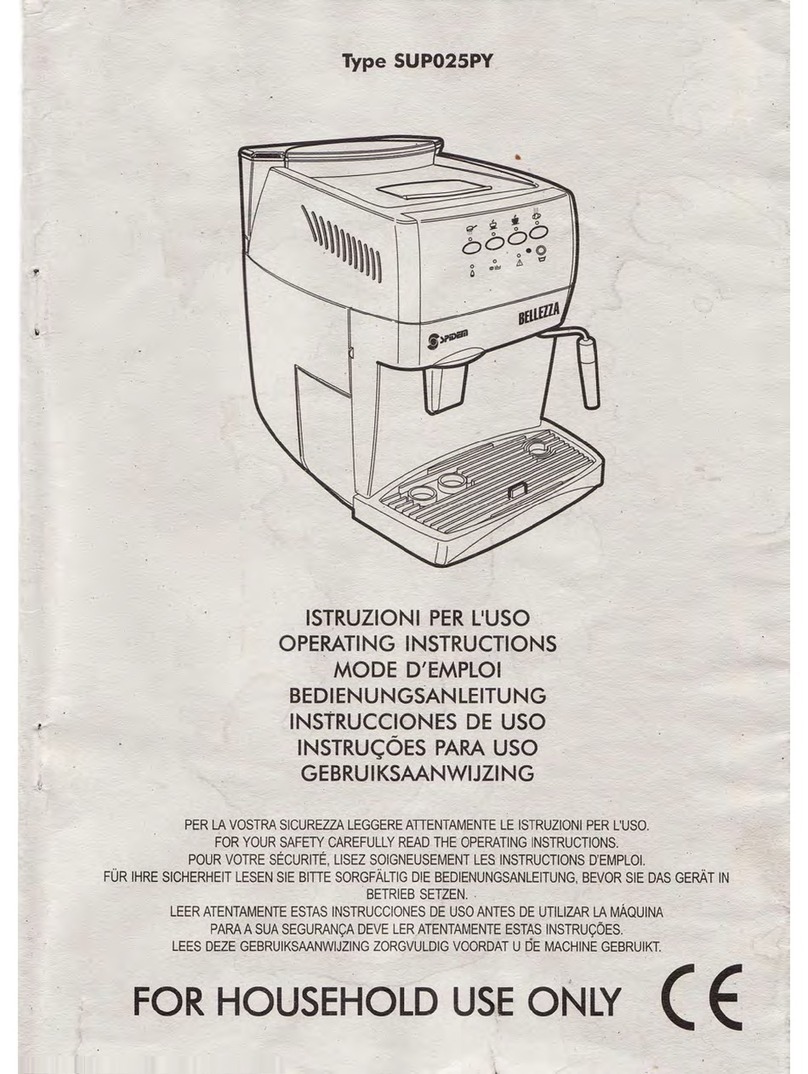 Spidem SUP025PY operating instructions