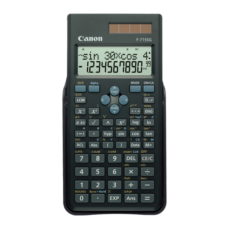Canon F-715SG User manual