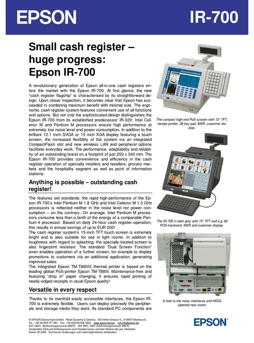 Epson IR-700 User manual
