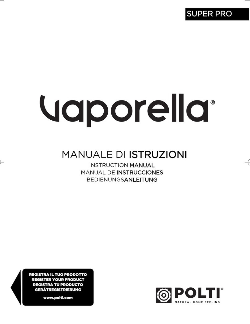POLTI SUPER PRO instruction manual