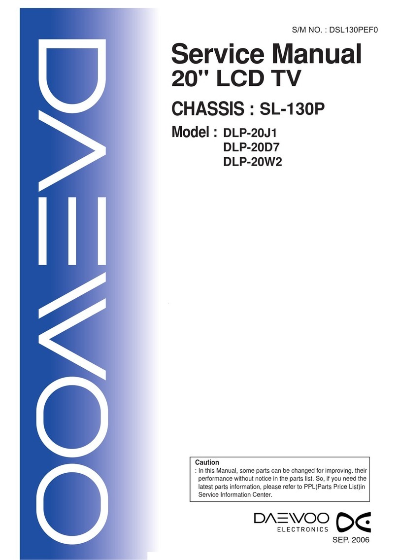 Daewoo DLP-20J1 User manual