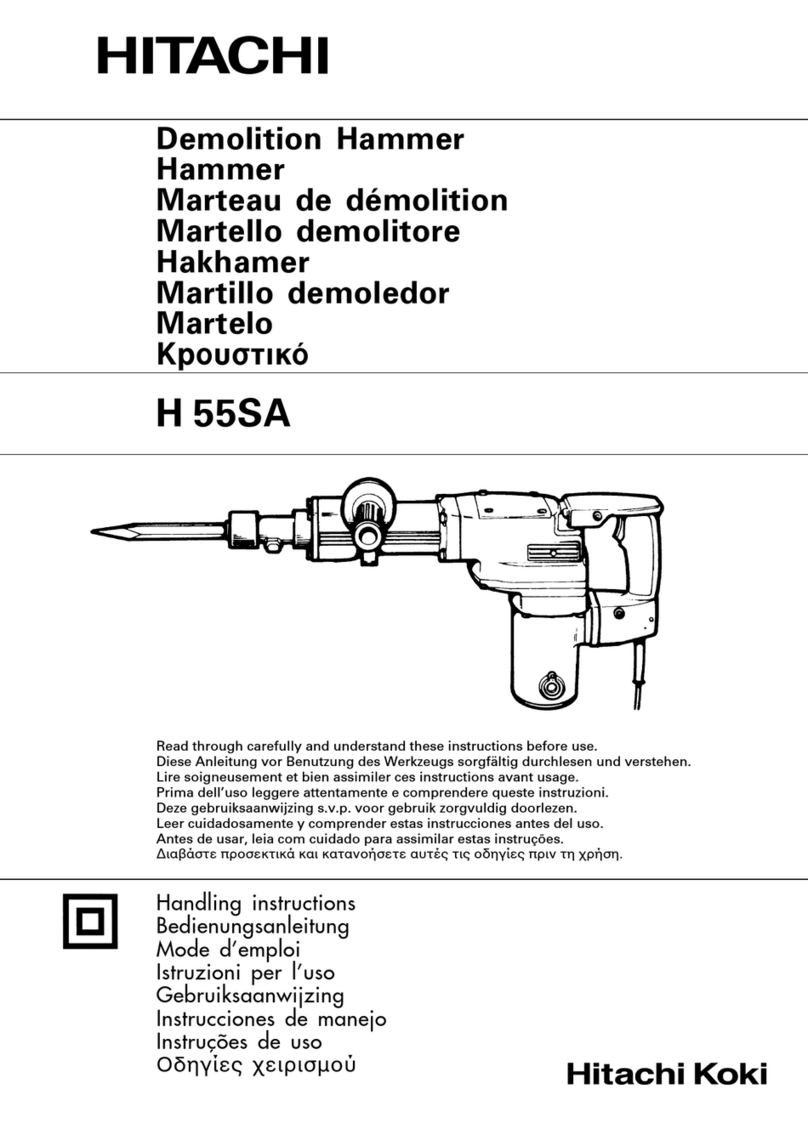 Hitachi H 55SA User manual