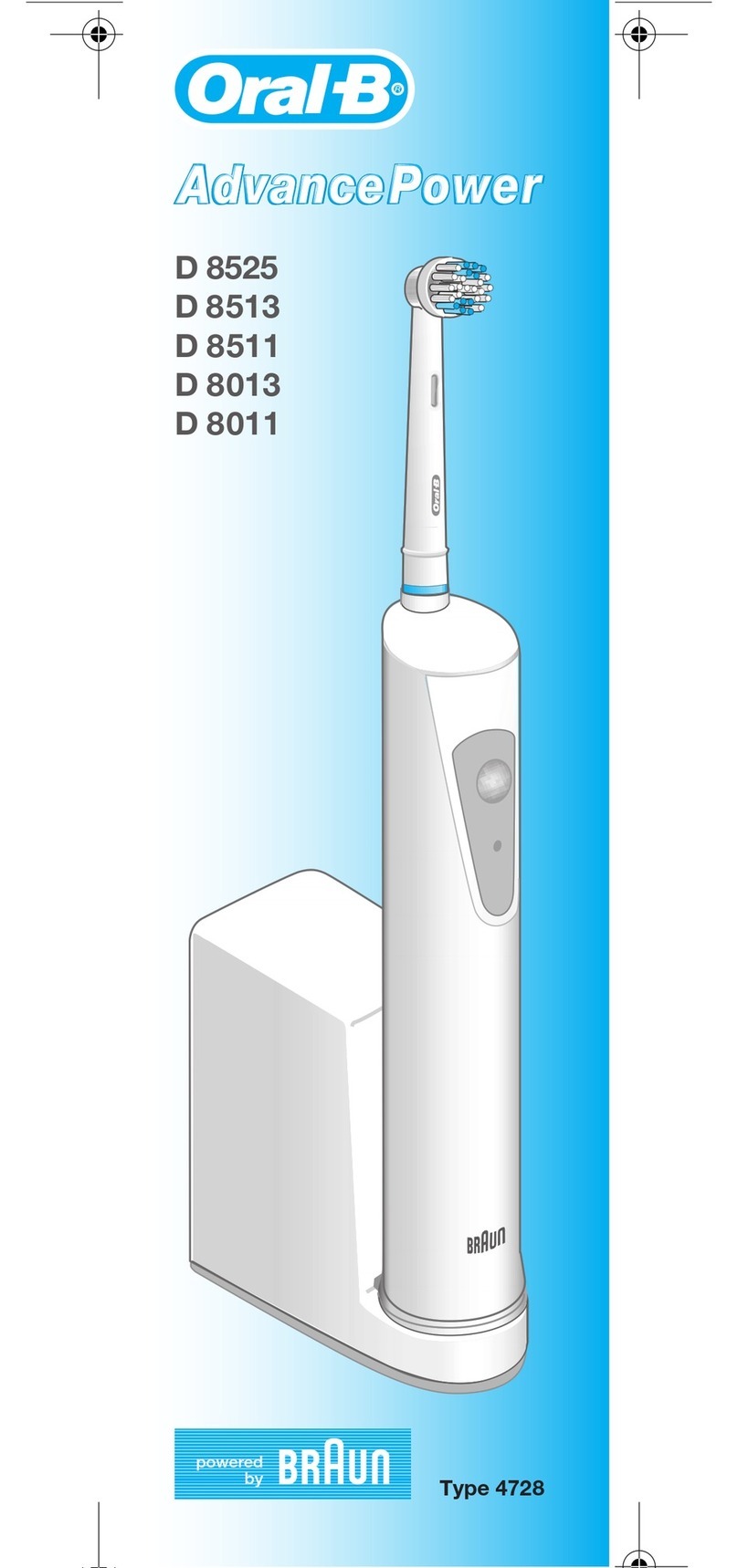 Oral-B advancepower D 8525 user manual