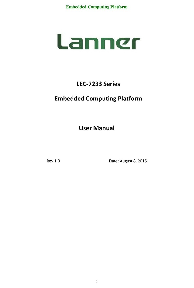 Lanner LEC-7233 Series User manual