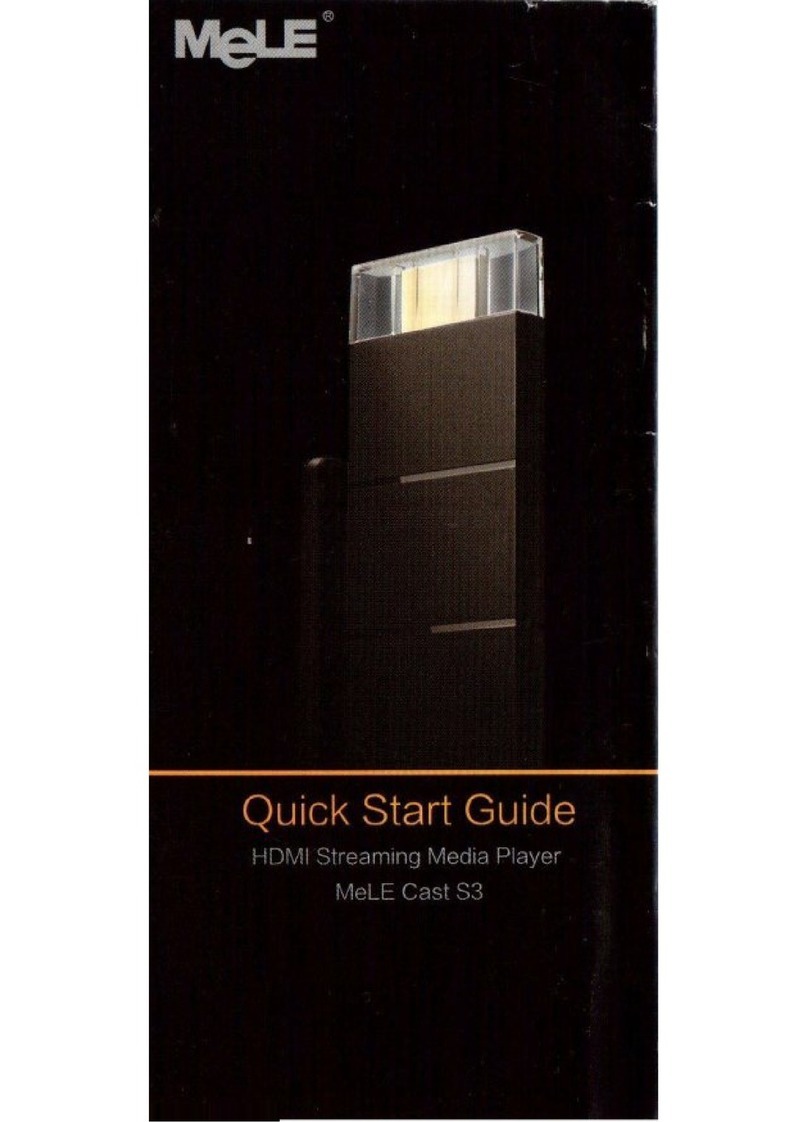 MeLe Cast S3 quick start guide