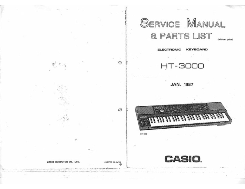Casio HT-3000 User manual