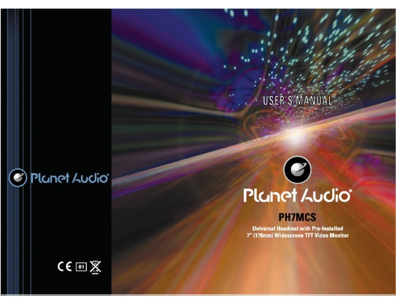 Planet Audio PH7MCS user manual