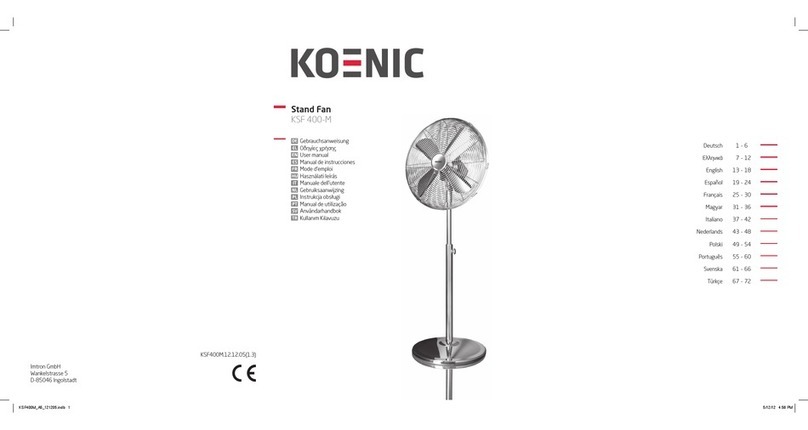 Koenic KSF 400-M user manual