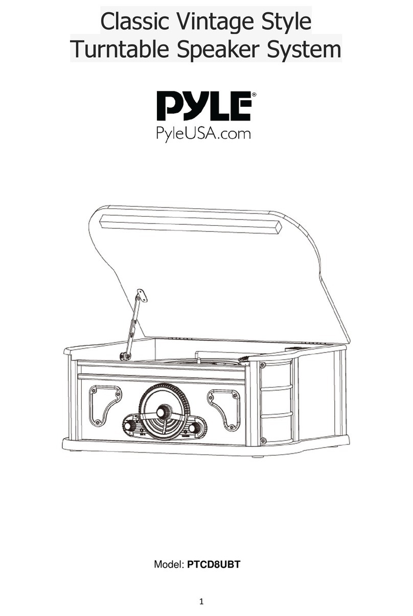 Pyle PTCD8UBT User manual