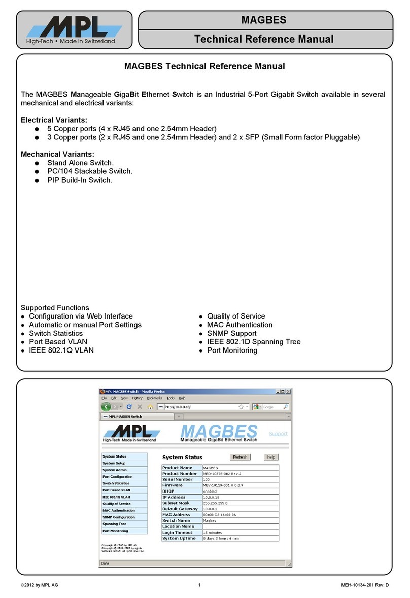 MPL MAGBES Technical reference manual