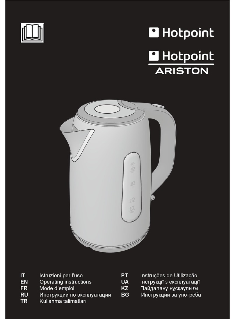 Hotpoint Ariston WK 22M EU User manual Hotpoint Ariston WK 22M EU User manual