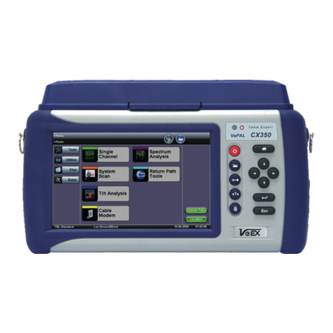 VeEX VePal CX350 user manual
