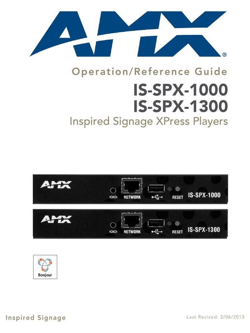 AMX IS-SPX-1000 - SCHEMA Parts list manual