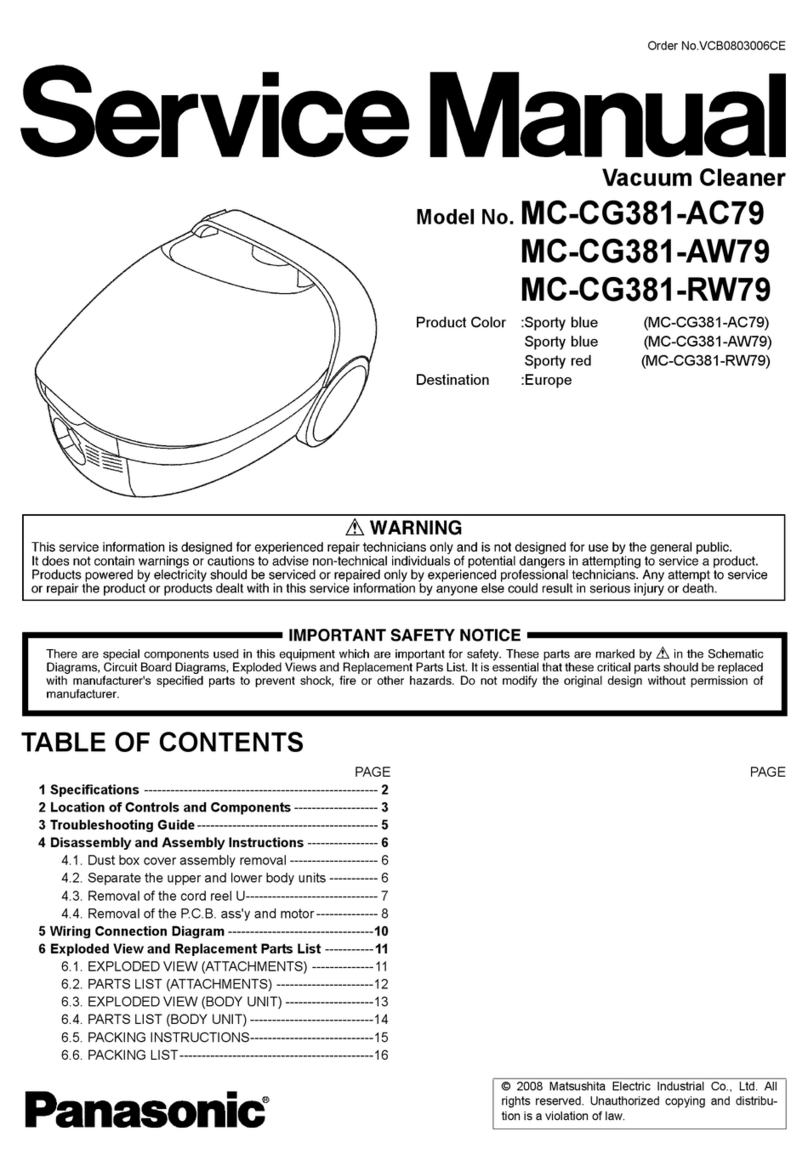 Panasonic MC-CG381-AC79 Service manual