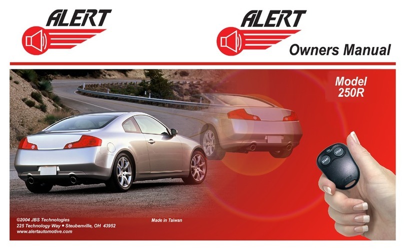 Alert 250r owner's manual
