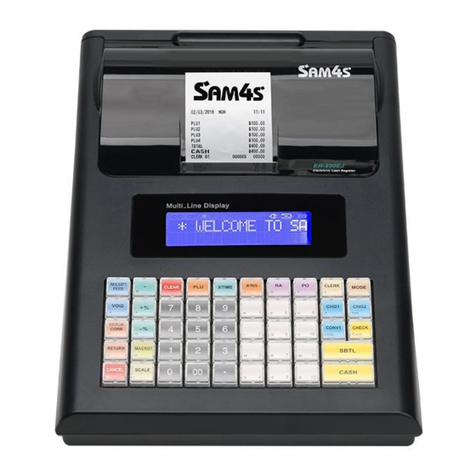Sam4s ER-230EJ Operating and programming manual