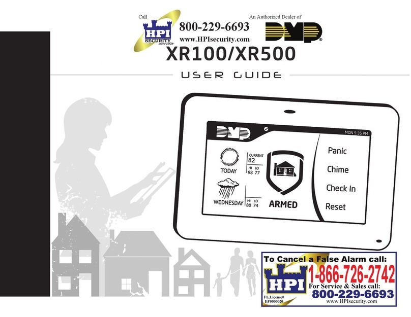 Digital Monitoring Products COMMAND PROCESSOR XR500N User manual