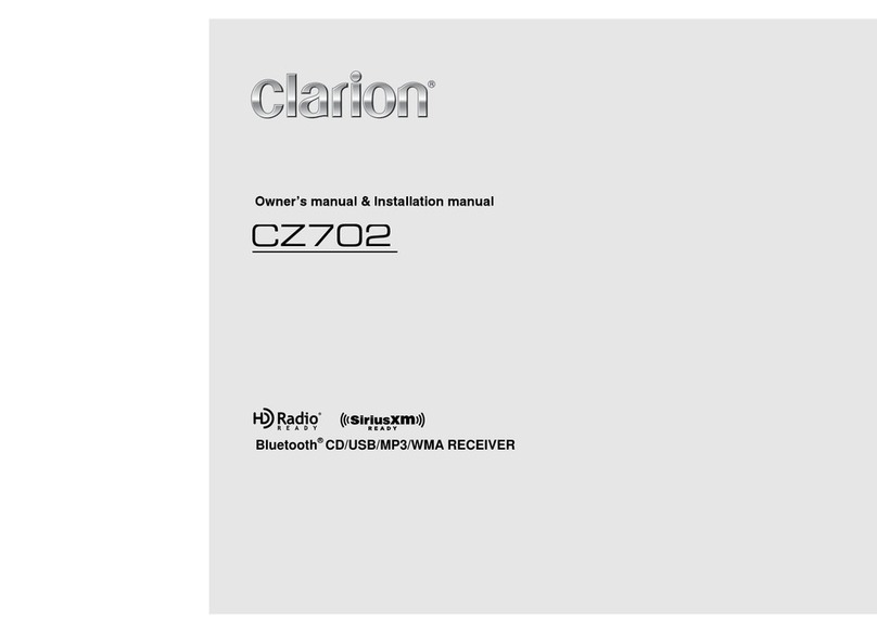 Clarion CZ702 Service manual