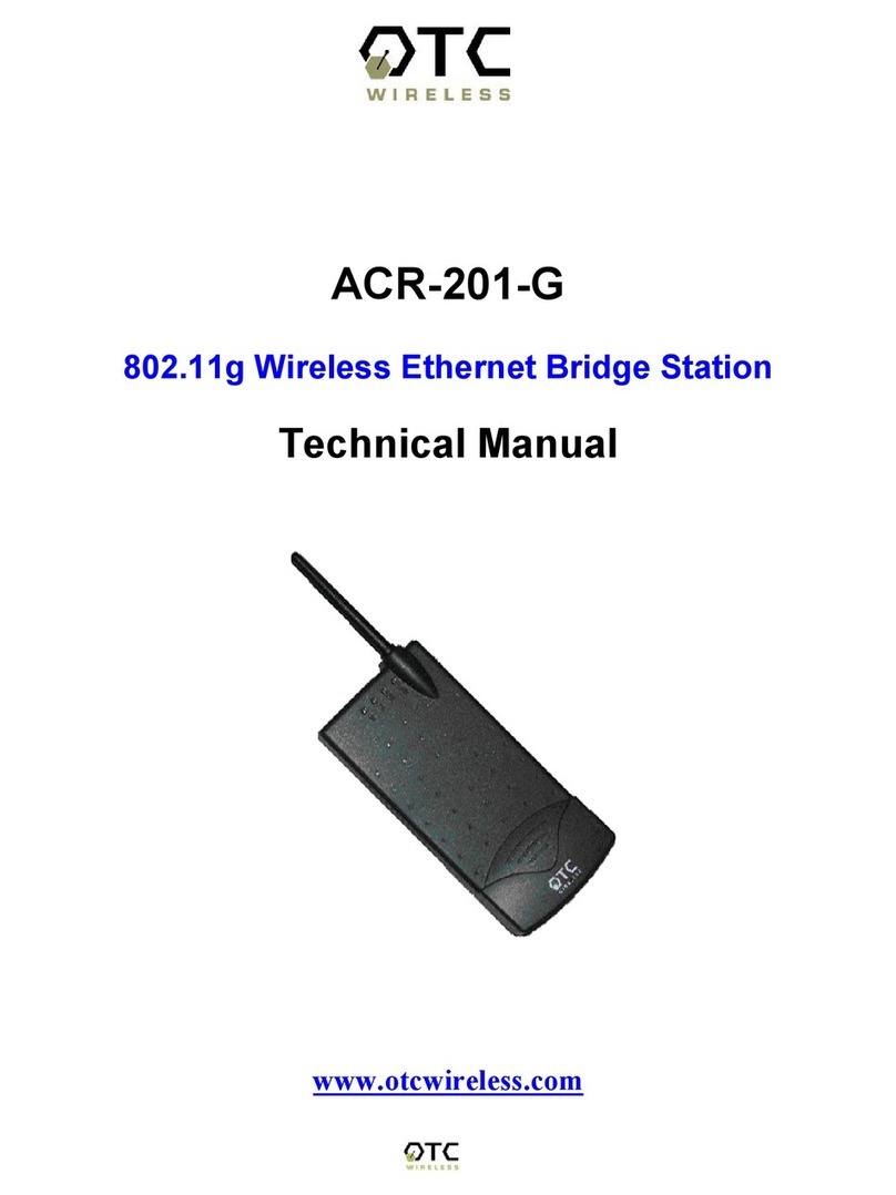 OTC Wireless ACR-201-G Technical manual