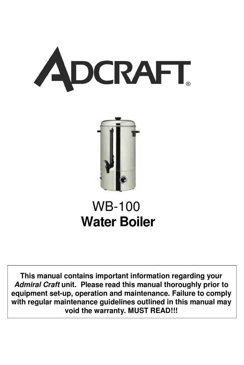 Adcraft WB-100 manual Adcraft WB-100 manual