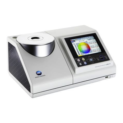 Konica Minolta cm-5 instruction manual