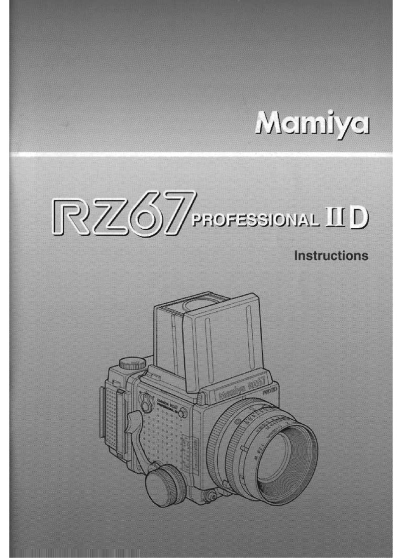 Mamiya RZ67 PROFESSIONAL II D instructions