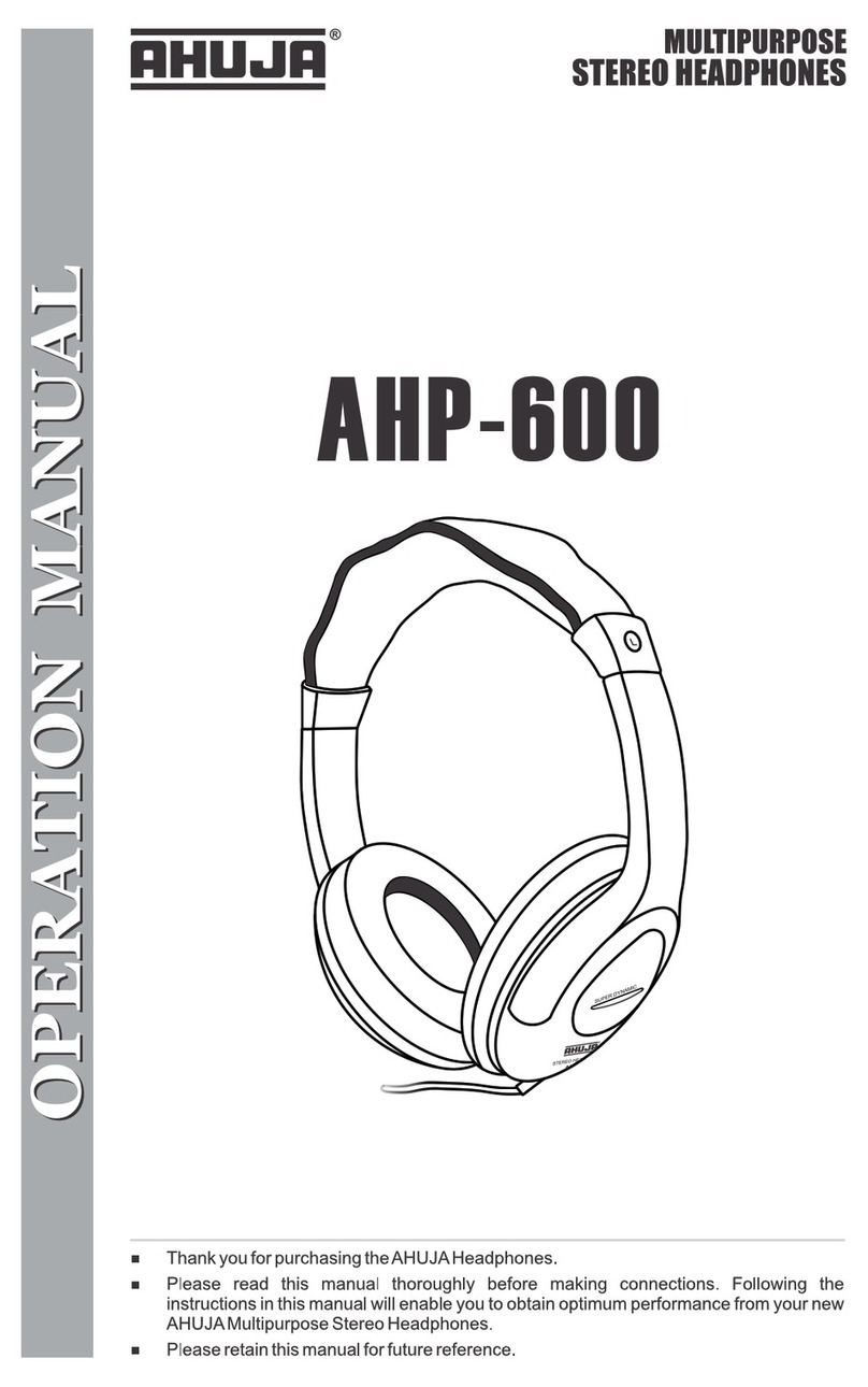 Ahuja AHP-600 Operation manual