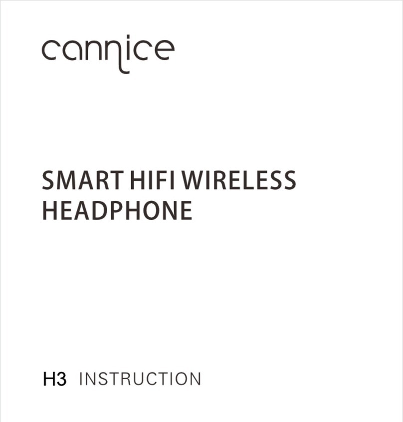 CANNICE H3 User manual
