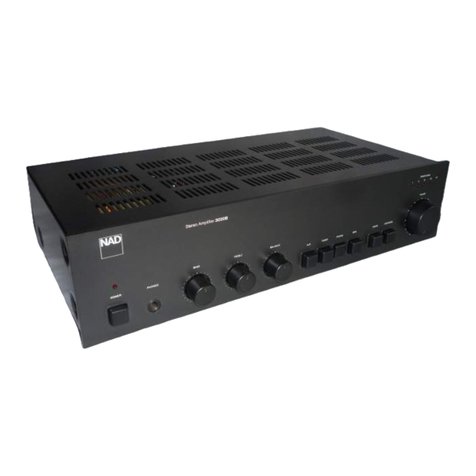 NAD 3020B User manual