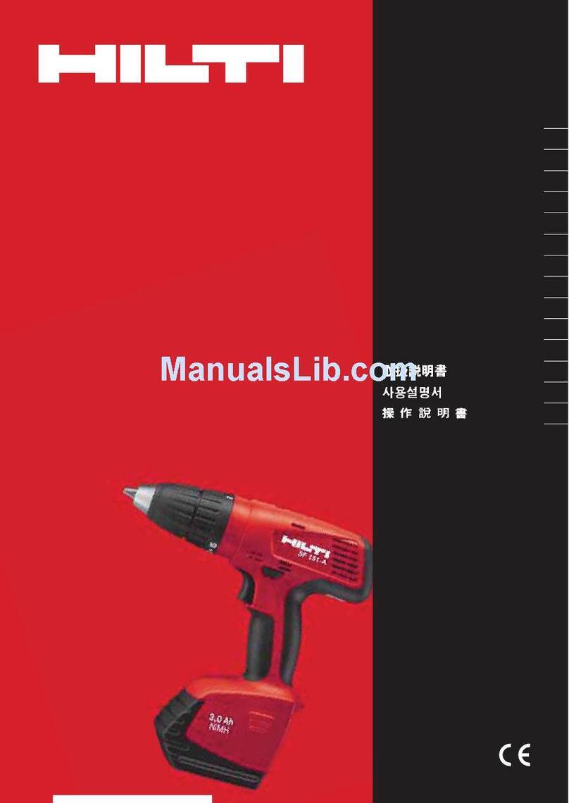 Hilti SF151-A User manual