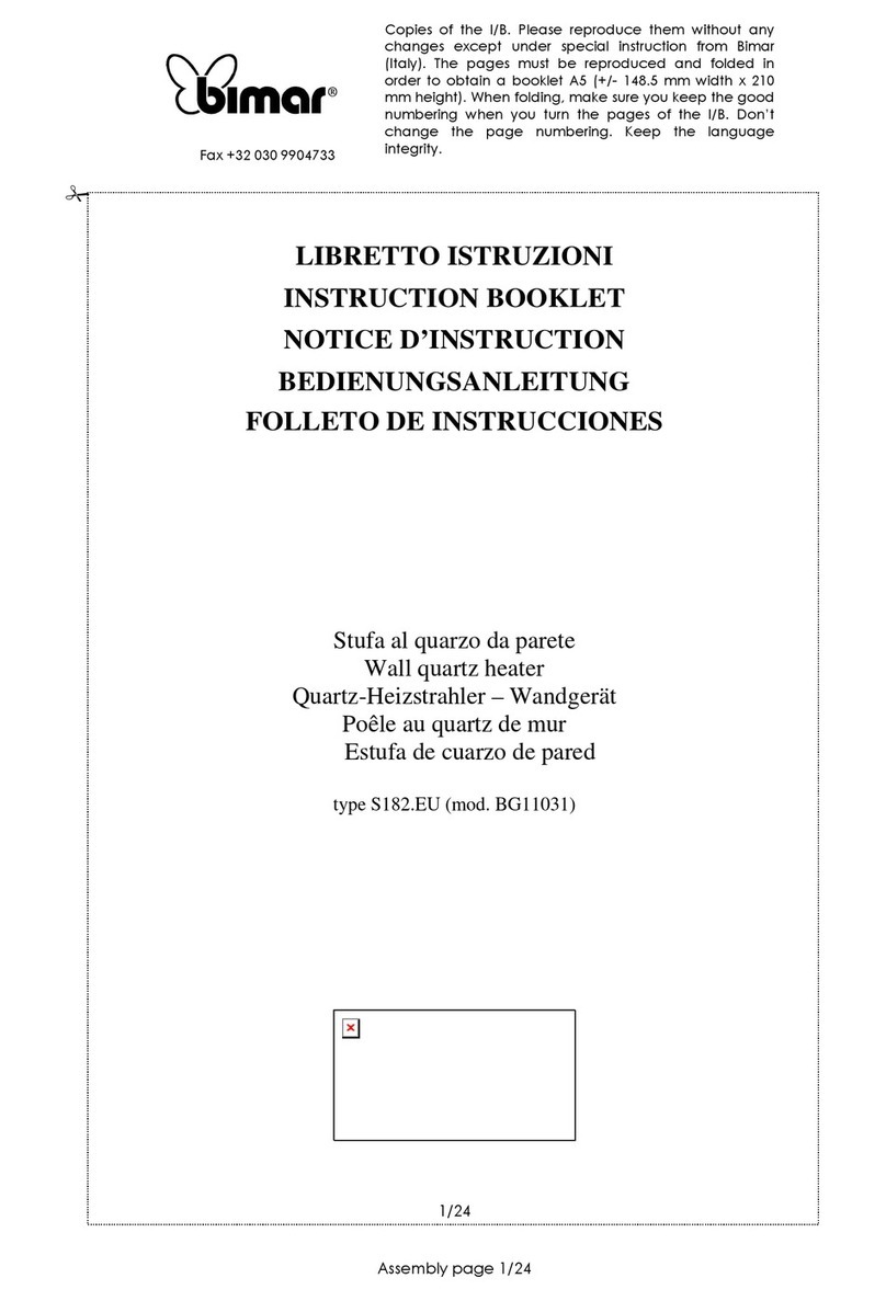 Bimar BG11031 User manual