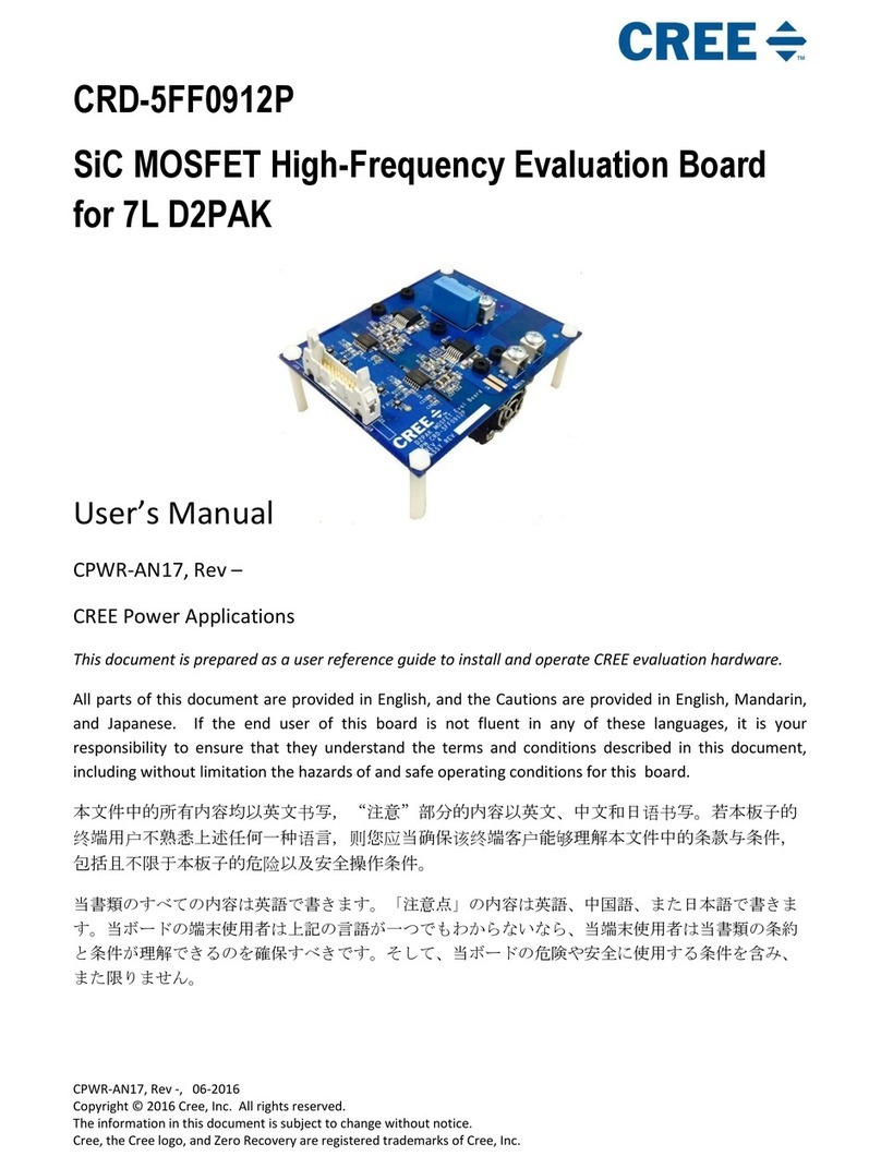 Cree CRD-5FF0912P user manual
