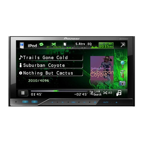 Pioneer AVH-P4200DVD installation manual