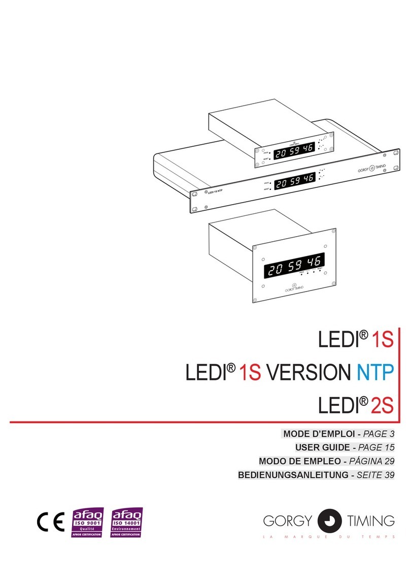 Gorgy Timing LEDI 1S user guide