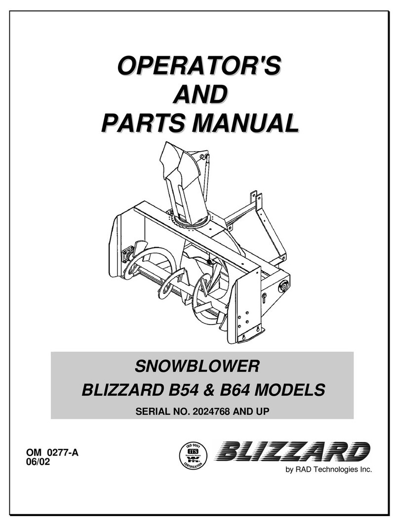 Blizzard B54 Product manual