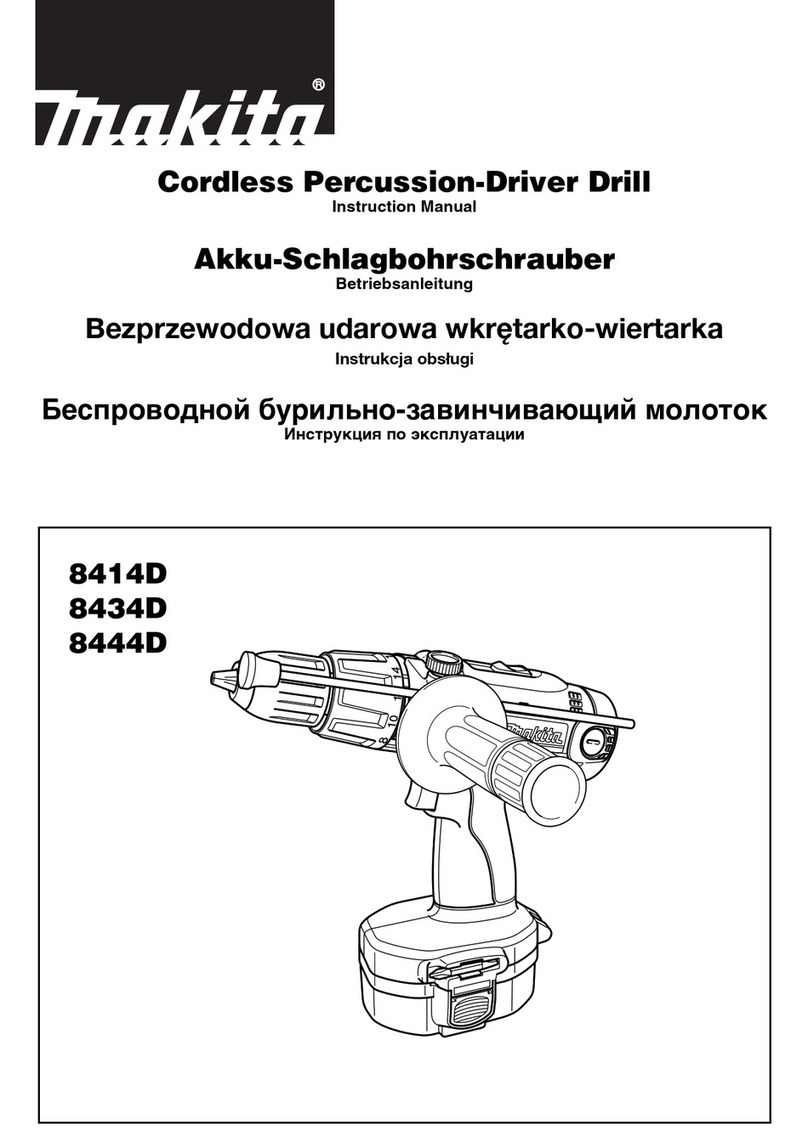 Makita 8414D instruction manual