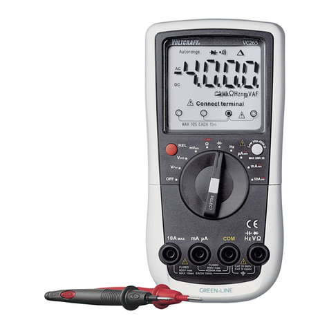 VOLTCRAFT VC265 - V06-10 User manual