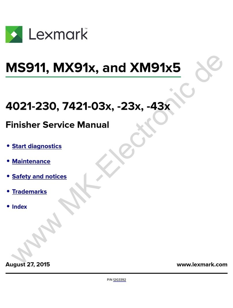 Lexmark MS911 User manual