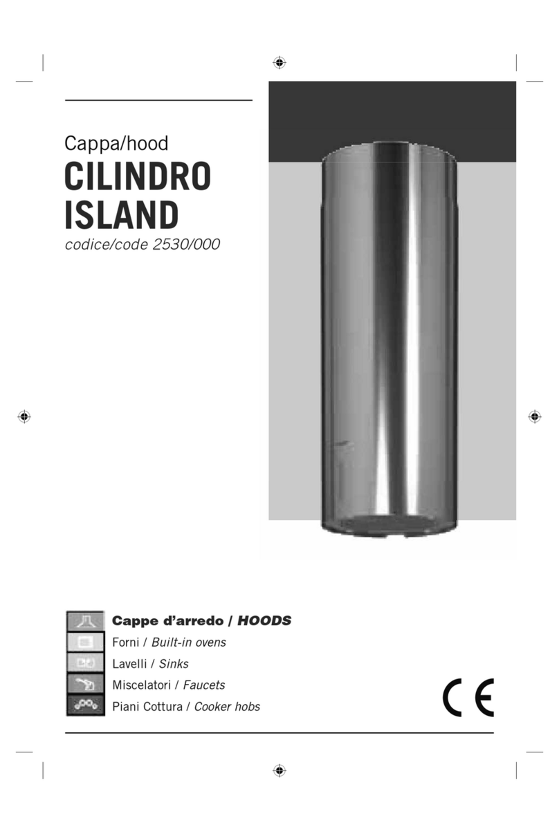 Foster CILINDRO ISLAND Installation maintenance and operating instructions