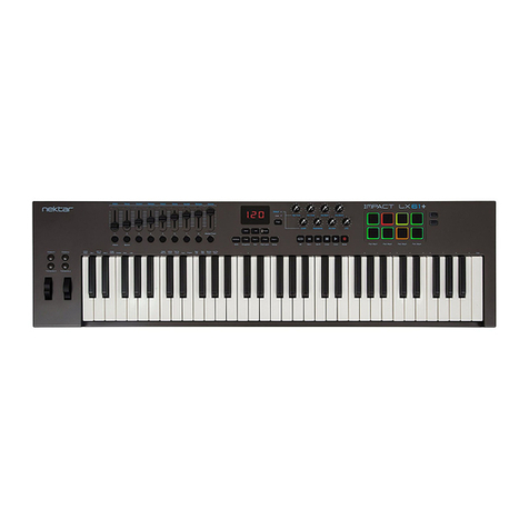 Nektar Impact LX49+ user guide