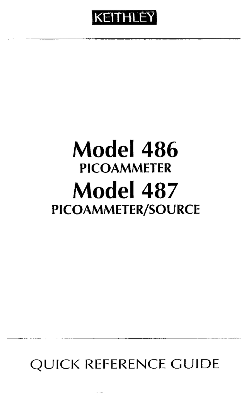 Keithley 486 User manual