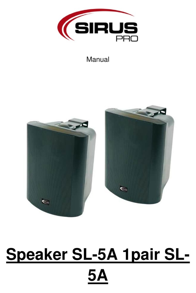 Sirus SL-5A User manual