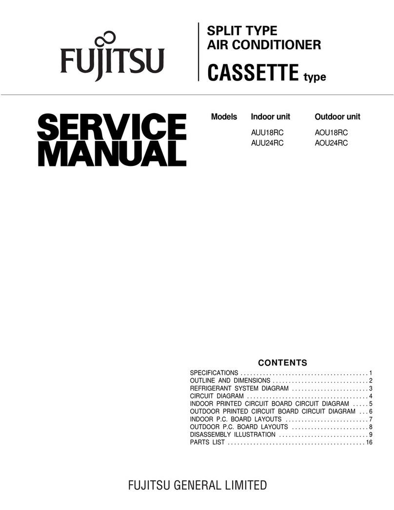 Fujitsu AUU18RC User manual