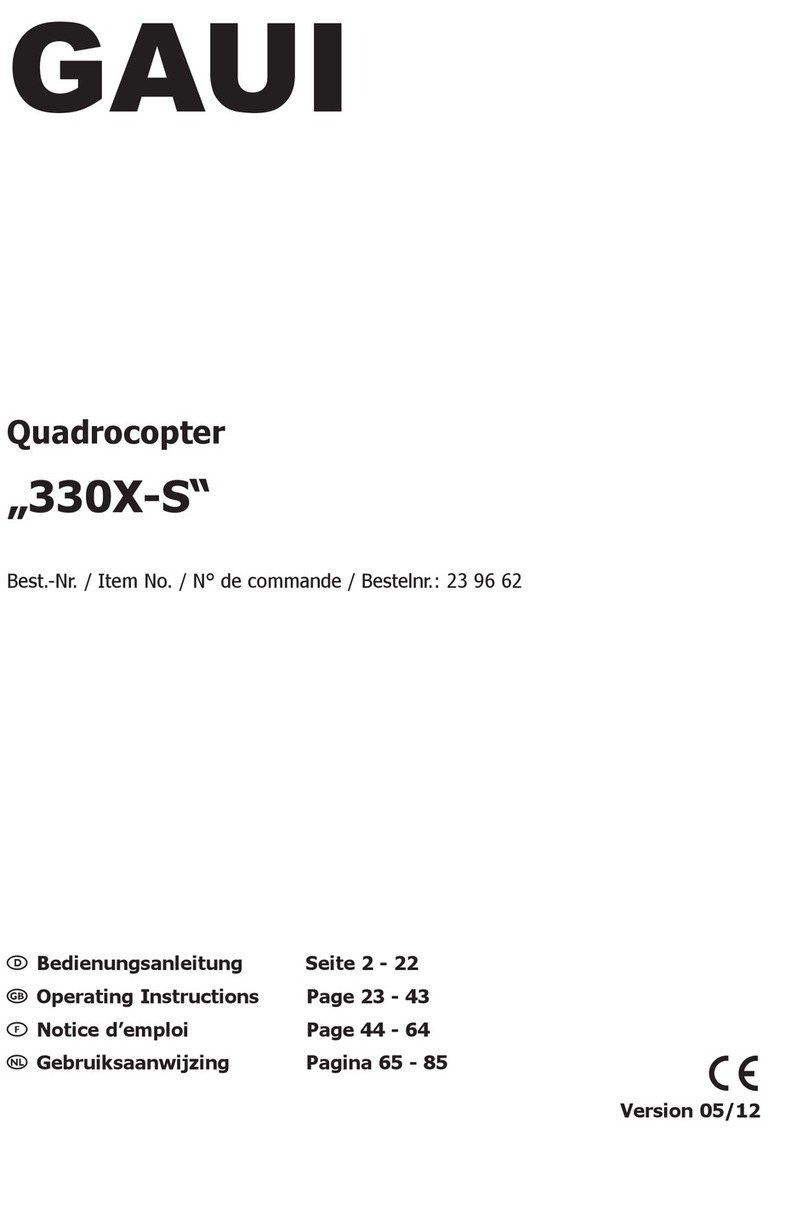 GAUI 330X-S operating instructions